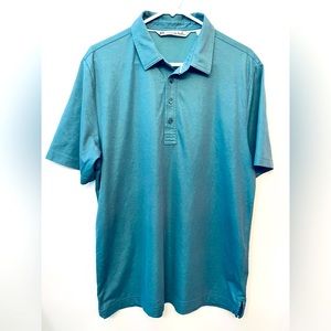 Travis Mathew Polo Shirt Short Sleeve Golf Stretch Green Men’s Sz Large #5